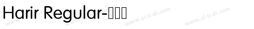 Harir Regular字体转换 Harir Regular字体转换